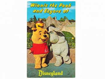ޤΥסȥ ǥˡ ݥȥ Ϥ 1970ǯ ơ Winnie the Poo and Eeyore at Disneyland Postcard
