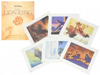 ライオンキング リトグラフ 6枚セット プリント アート ディズニー 1995年 MASTERPIECE THE LION KING