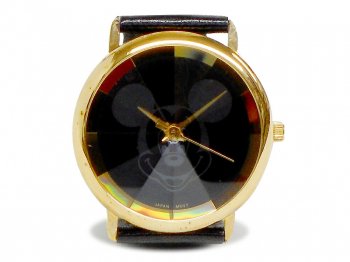 ミッキー 腕時計 生誕65周年記念 1993年 ブラックフェイス バースデー記念 誕生日 Mickey Watch