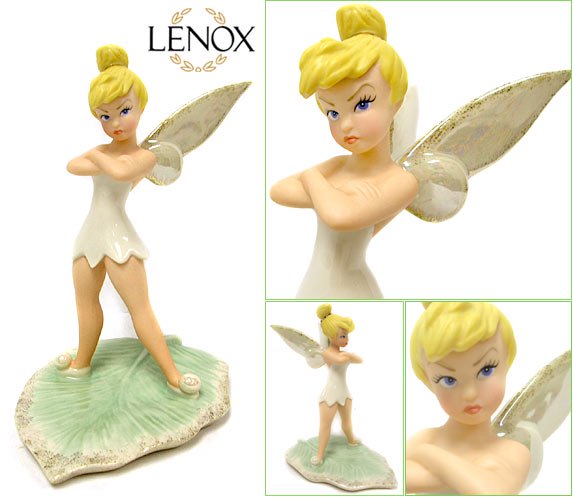 レノックス ティンカー・ベル (ピーターパン) Fiery Fairy 陶器フィギュア LENOX ディズニー シリーズ ティンカーベル  フィギュアリン - FAR-OUT
