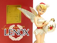 レノックス ティンカー・ベル クリスマスサンタ フィギュア Santa's Favorite Fairy LENOX ディズニー シリーズ ティンカーベル フィギュアリン Tinkerbell