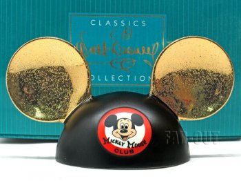 WDCC ミッキーマウスクラブ Honorary Ears イヤーハット 帽子 w/ゴールドの耳 フィギュア コンベンション2004 ウォルト・ディズニー・クラシック・コレクション フィギュアリン