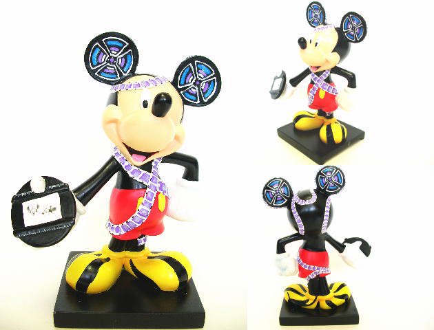 ミッキー75周年 インスピレーションフィギュア Filmic Mickey 映画フィルムを身にまとう ディズニー InspEARations of  Mickey Mouse フィギュアリン - FAR-OUT