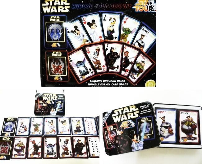 ディズニー スター・ウォーズ Jedi & Sith Playing Cards トランプ 2点