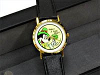 ミッキーマウス セントパトリックデー記念 DL キャスト限定 腕時計 1990年代 ディズニーランド