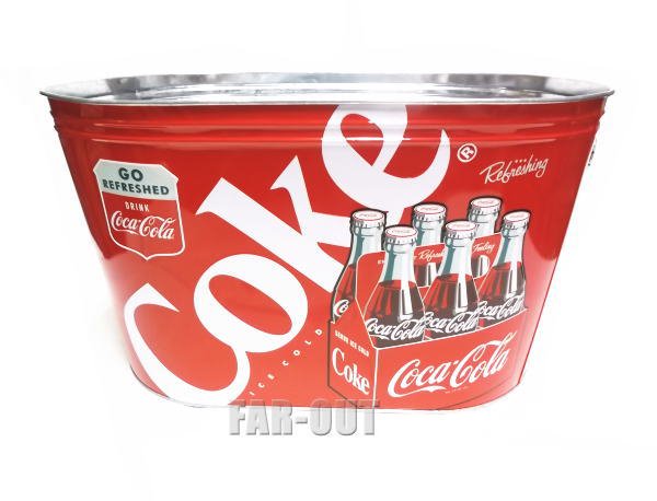 コカコーラ Coca-Cola バケツ ラージサイズ クラシック Coke Refreshing TIN ブリキ - FAR-OUT