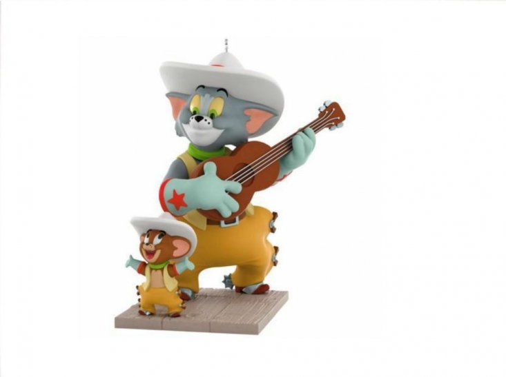 ホールマーク 2017 オーナメント トムとジェリー 西部の伊達ねずみ ハンナ・バーベラ Hallmark Hanna-Barbera Tom and  Jerry Texas Tom Ornament - FAR-OUT