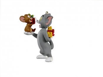 ホールマーク 2009 オーナメント トムとジェリー クリスマスギフト交換 ハンナ・バーベラ Hallmark Hanna-Barbera Tom and Jerry A Cat-and-Mouse