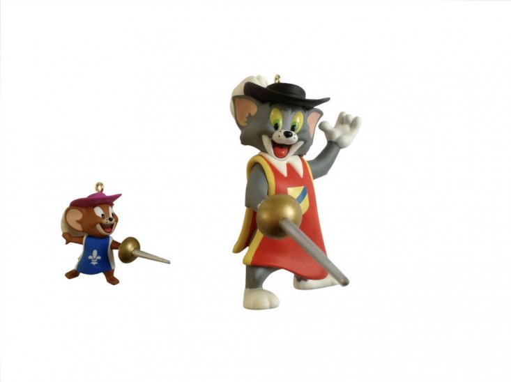 ホールマーク 2011 オーナメント トムとジェリー パーティー荒らし 鼠の二銃士 ハンナ・バーベラ Hallmark Hanna-Barbera  Tom and Jerry Two Mouseket - FAR-OUT