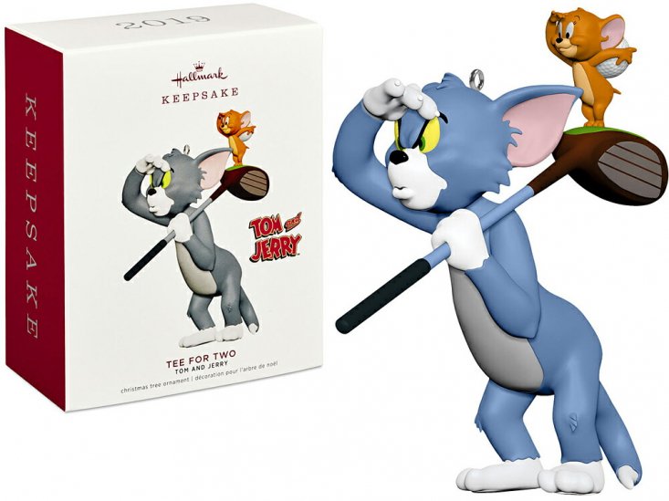 ホールマーク 2019 オーナメント トムとジェリー 目茶苦茶ゴルフ ハンナ・バーベラ Hallmark Tom and Jerry Tee for  Two Ornament - FAR-OUT