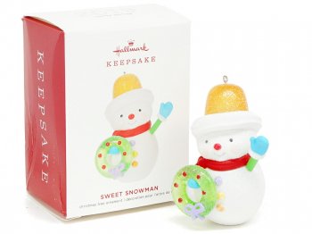 ホールマーク 2019 オーナメント スイートスノーマン 限定版 Hallmark Sweet Snowman Ornament