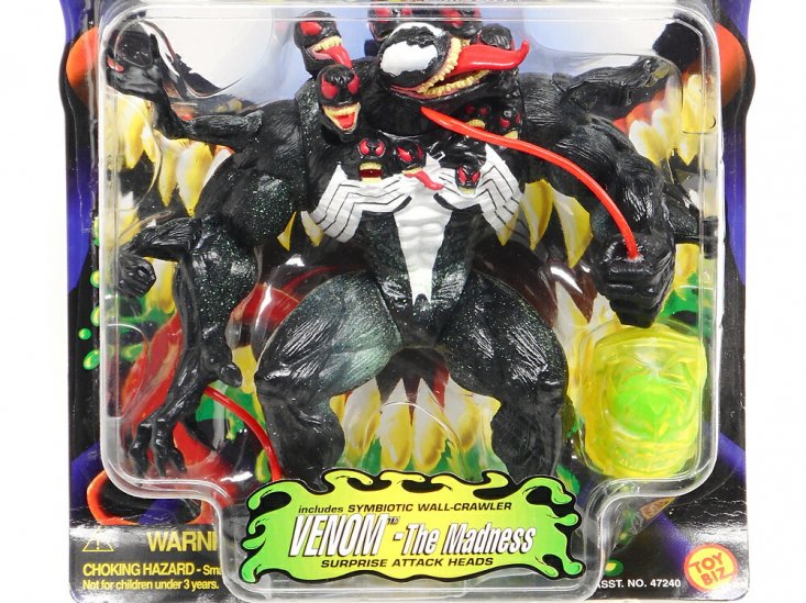 スパイダーマン ヴェノム アクションフィギュア 5点コンプリートセット マーベルコミック Toy Biz 1996 Planet of the  Symbiotes Spiderman Venom - FAR-OUT