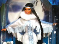 ポカホンタス ドール 人形 Winter Moon ミーコのフィギュア付き ディズニー マテル社 Pocahontas