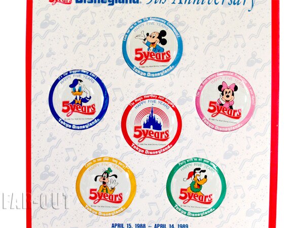 東京ディズニーランド 5周年記念 1988年 ミッキー＆フレンズ Fab5 ...