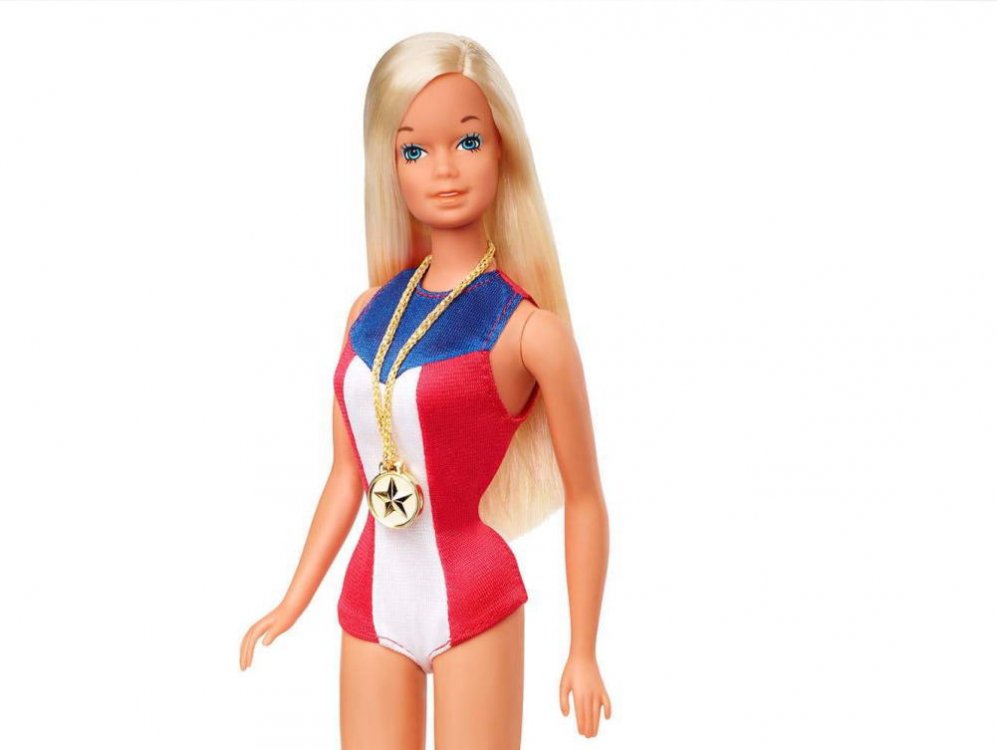 バービー ゴールドメダル 金メダル オリンピック 復刻版 ドール 人形