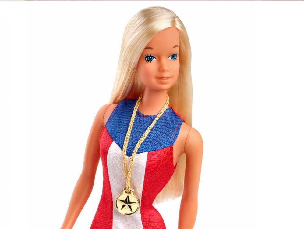 バービー ゴールドメダル 金メダル オリンピック 復刻版 ドール 人形 
