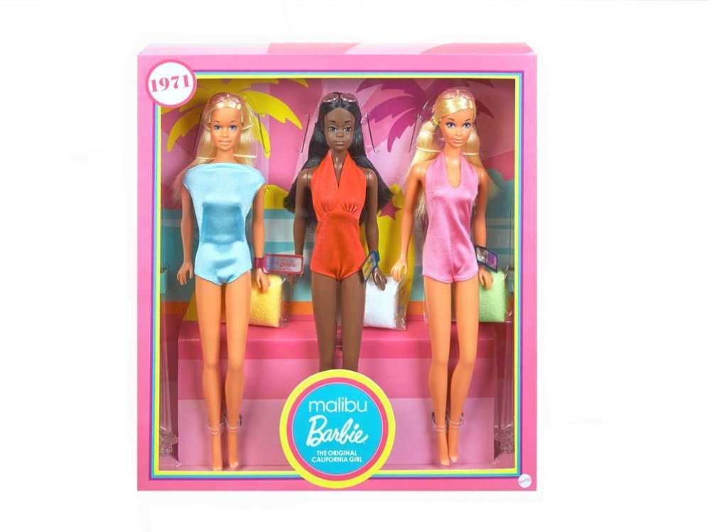 バービー&フレンズ マリブギフトセット PJ クリスティー 復刻版 ドール 人形 3体入りセット Malibu Barbie GTJ86 -  FAR-OUT