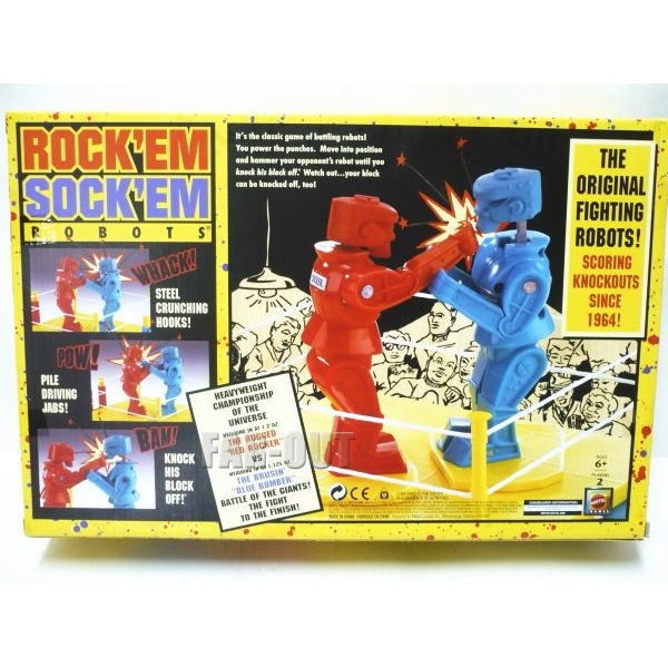 ロックン・ソックン・ロボット Rock'em Sock'em robots ボクシング ロボット 復刻トイ - FAR-OUT