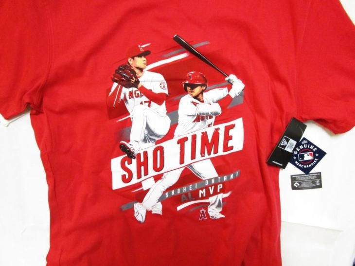 大谷翔平選手 MVP受賞記念Tシャツ ロサンゼルス エンゼルス ベース ...