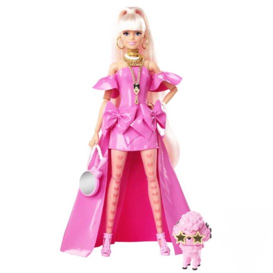 バービー エクストラ ファンシー ブロンド ロングヘア ピンクガウン ペット子犬付き ドール 人形 Barbie Extra Fancy Doll  In Pink Gown With Pet - FAR-OUT