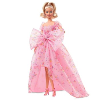 バースデー・ウィッシュ・バービー 2022年 ドール 人形 大きなリボンのピンクドレス Birthday Wishes Barbie Doll