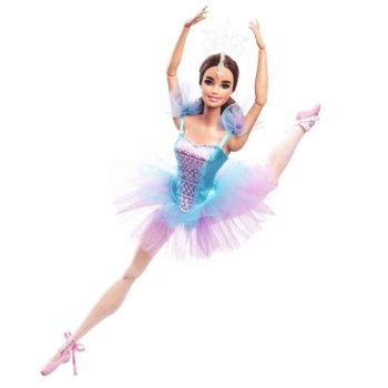 バービー バレエウィッシュ バレリーナ ドール 人形 2022年 パステルパープルとブルーのチュールコスチューム ポーザブル Barbie Ballet Wishes Doll 