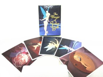 ティンカー・ベル メッセージカード  二つ折りポストカード  5枚入り ボックス付き 1990年代 ディズニー ティンカーベル Tinkerbell Cards