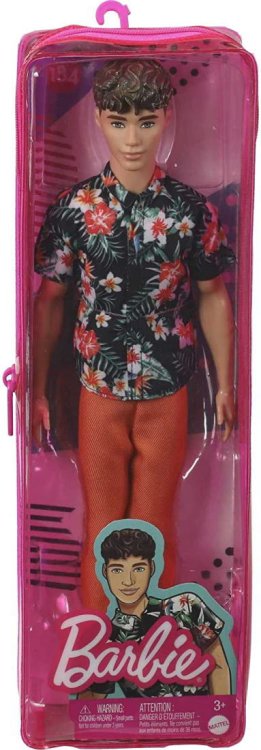 バービー ケン ファッショニスタ ハワイアン フラワーシャツ オレンジカラーパンツ ドール 人形 KEN Fashionistas Doll #184  - FAR-OUT