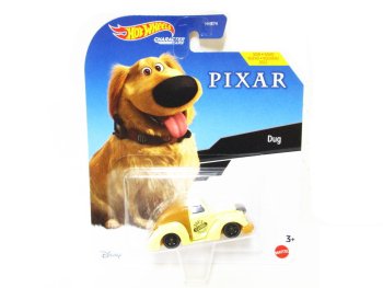 ホットウィール カールじいさんの空飛ぶ家 ダグ 犬 メタルダイキャストカー ミニカー 車 Hot Wheels Pixar Up Dug