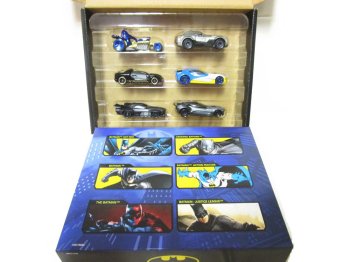 ホットウィール DCコミックス バットマン バットモービル 6点 ボックス入りセット メタルダイキャスト ミニカー マテル Mattel DC Comics Hot Wheels Batman Set