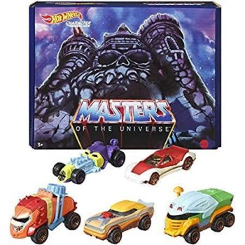 ホットウィール マスターズ・オブ・ユニバース メタルダイキャスト ミニカー 5点 ボックス入りセット マテル Mattel Hot Wheels Masters of The Universe Set