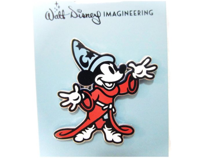 WDI ロゴ ピンバッジ ソーサラーミッキー ウォルト・ディズニー・イマジニアリング Walt Disney Imagineering Pin -  FAR-OUT