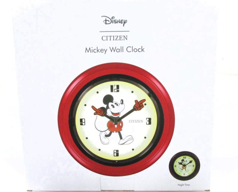 D23 Expo USA 2022 シチズン パイアイ ミッキー 壁掛け時計 ライトアップ CITIZEN ディズニー Mickey Wall  Clock - FAR-OUT