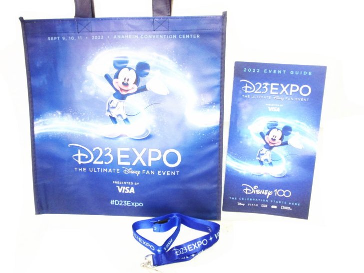 D23 Expo USA 2022 ショッピング エコバッグ、 IDホルダーランヤード