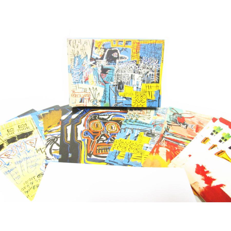 バスキア グリーティング メッセージカード ノートカードセット 20枚入り アート ボックス入り Jean-Michel Basquiat Art  Notecards Greeting Cards - FAR-OUT