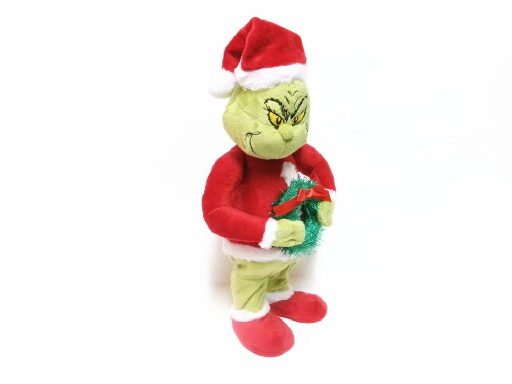 グリンチ クリスマス サンタドール 人形 音楽サウンド アクション付き ドクター・スース Grinch FAR-OUT