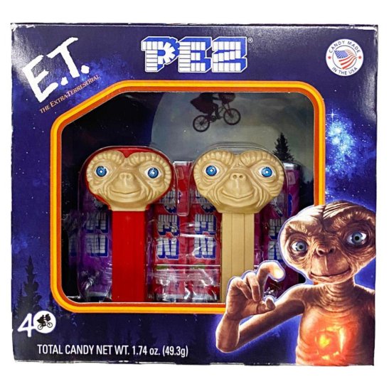 PEZ E.T. 40周年記念 ボックス入り 2点セット ミニサイズ ペッツ ET