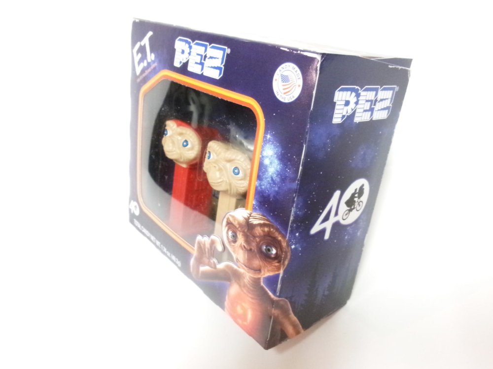 PEZ E.T. 40周年記念 ボックス入り 2点セット ミニサイズ ペッツ ET 