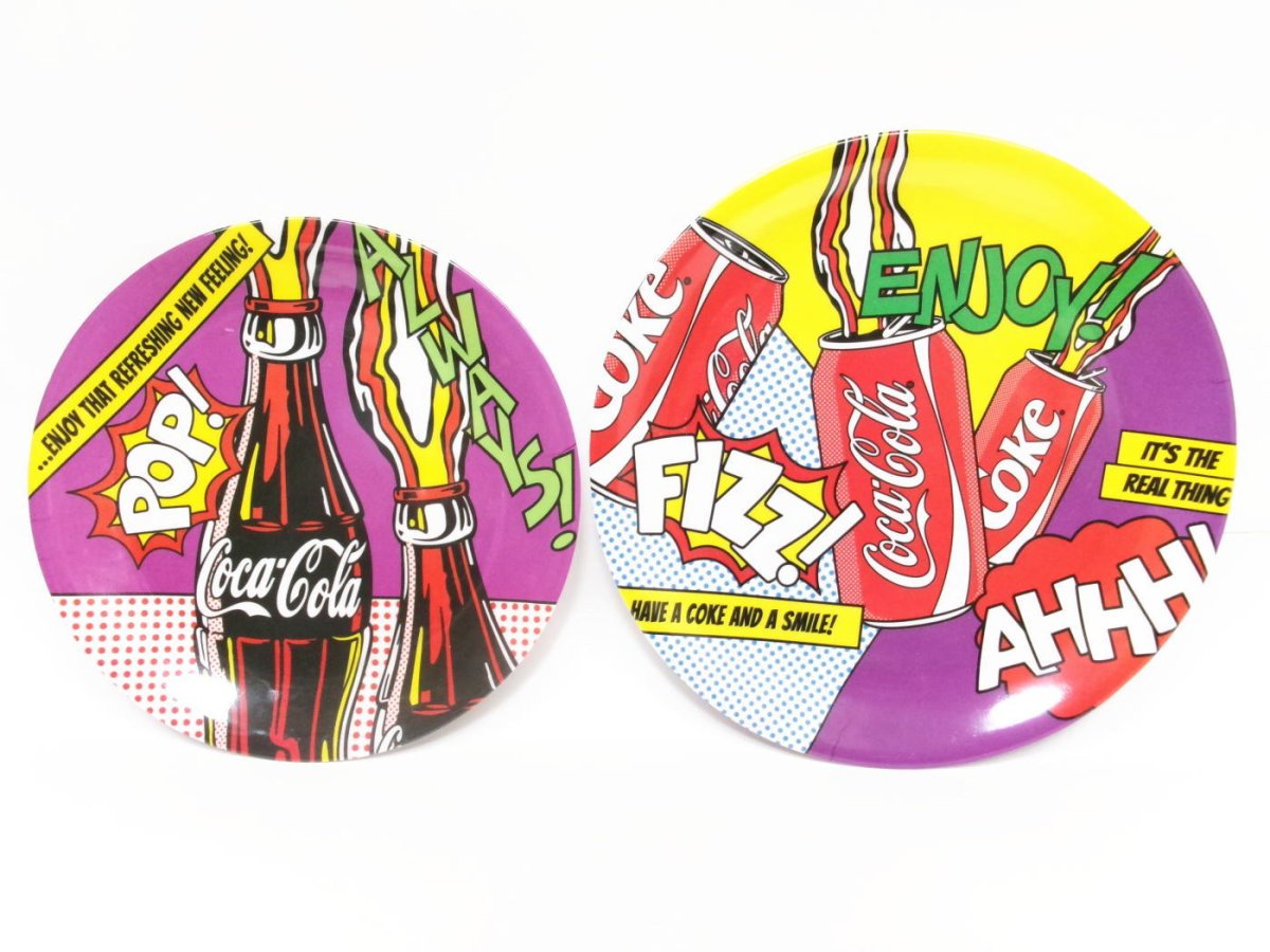 コカコーラ ポップデザイン 食器 4点セット メラニン樹脂 レトロ クラシック コーク Coca-Cola キッチン雑貨 - FAR-OUT