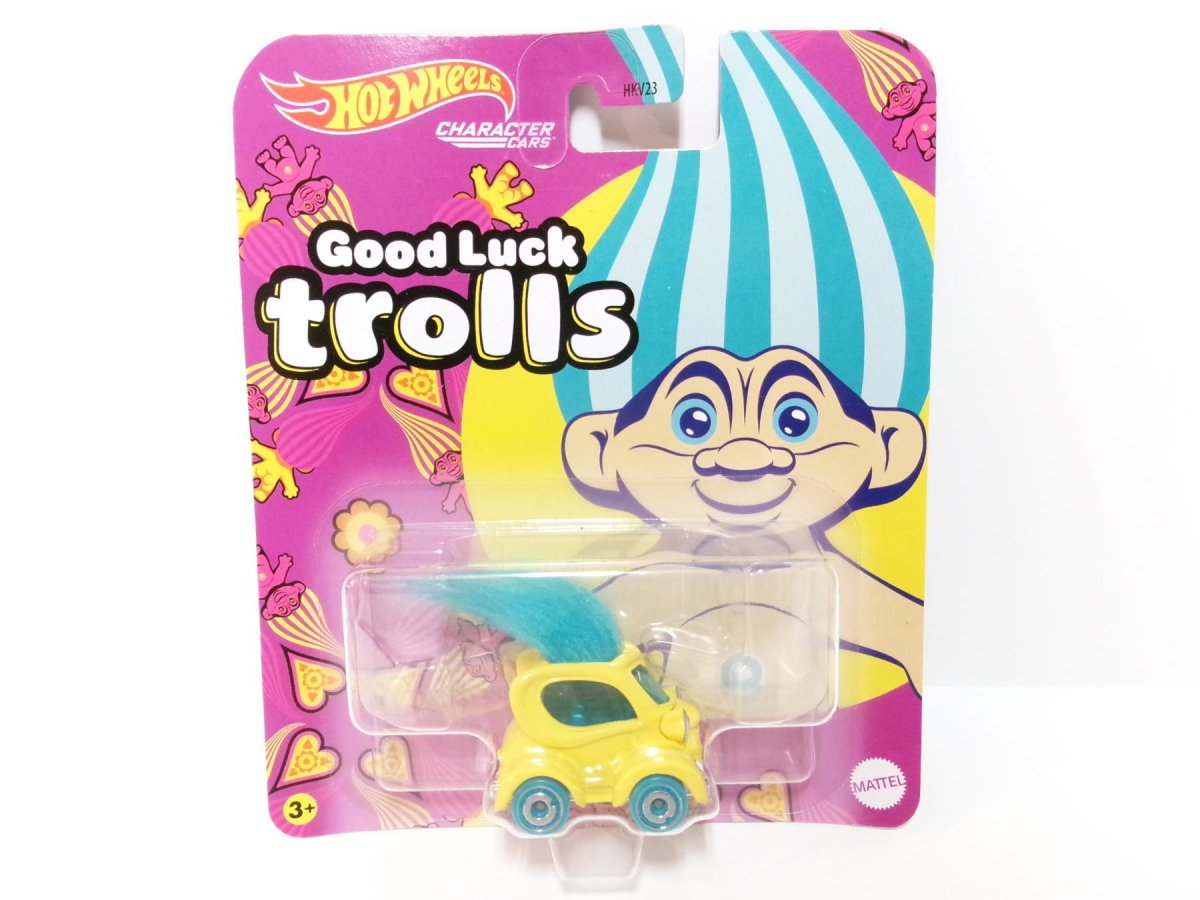 ホットウィール グッドラック・トロールズ メタルダイキャストカー ミニカー Hot Wheels Good Luck Trolls Car -  FAR-OUT