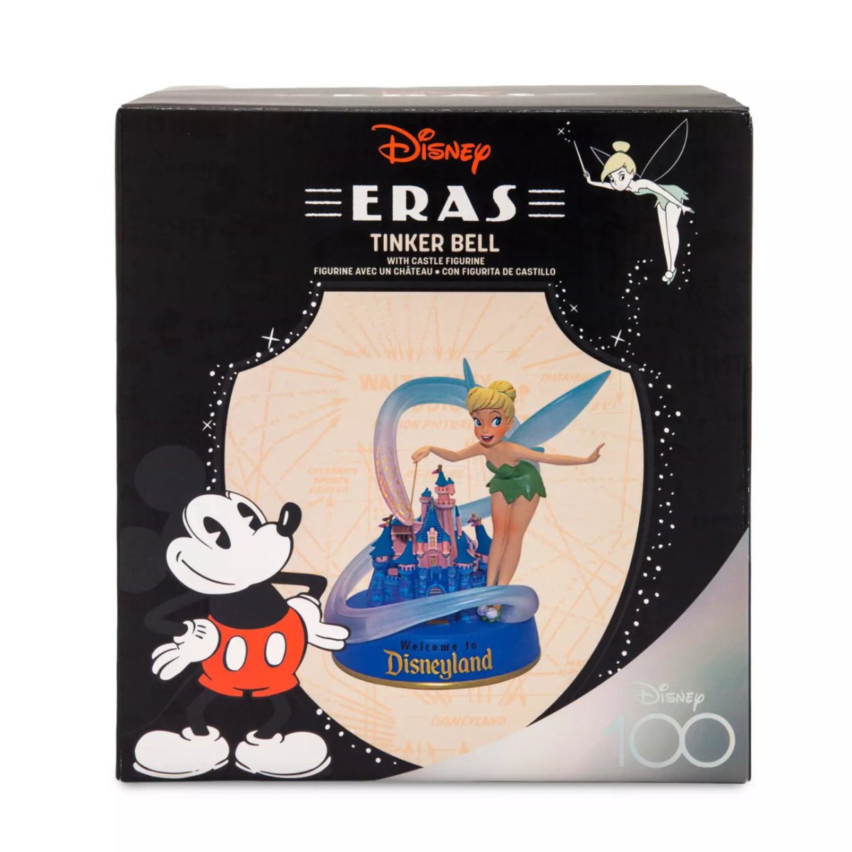 ティンカーベル w/ スリーピングビューティー城 キャッスル フィギュアリン ディズニー 100周年記念 Tinkerbell The Eras  Collection Disneyland - FAR-OUT