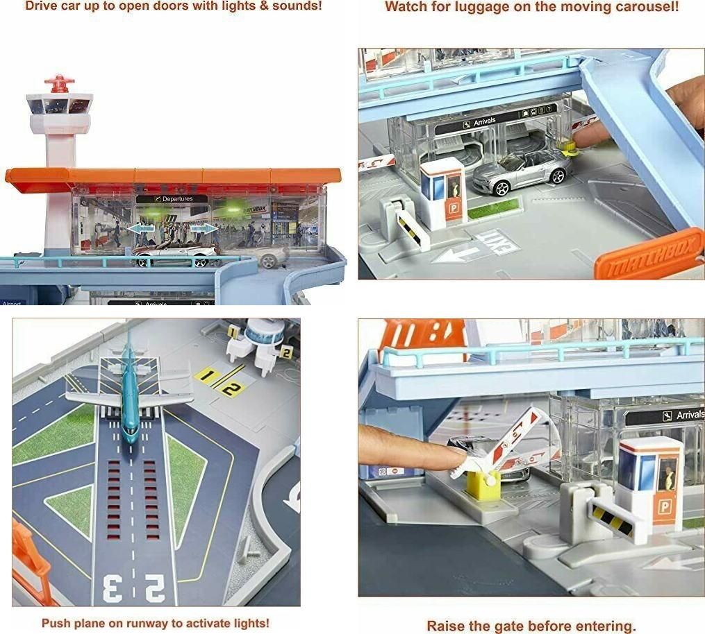 マッチボックス エアポート 空港 プレイセット Matchbox Action Drivers Airport Adventure with  Lights & Sounds - FAR-OUT