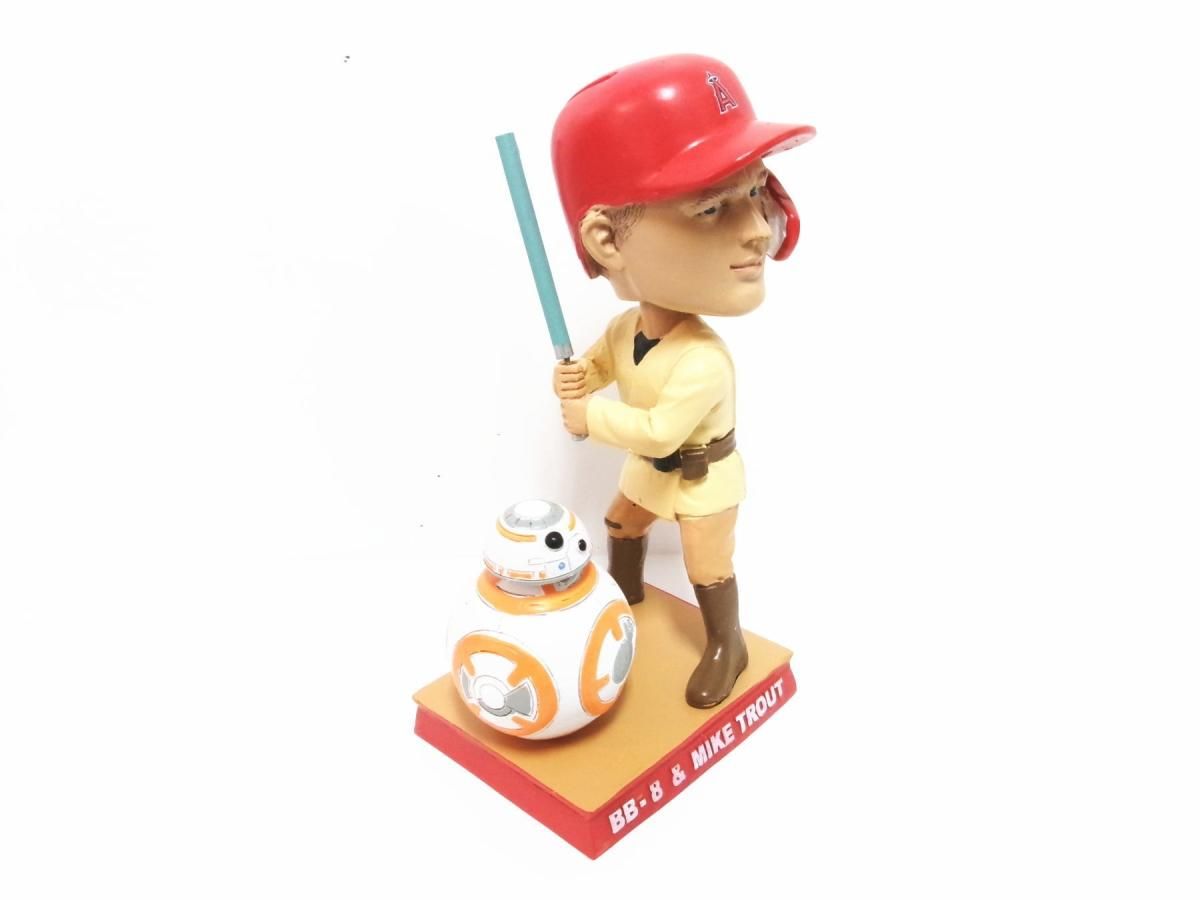 プレゼント サプライズ angels mike trout bb-8 bobblehead マイク