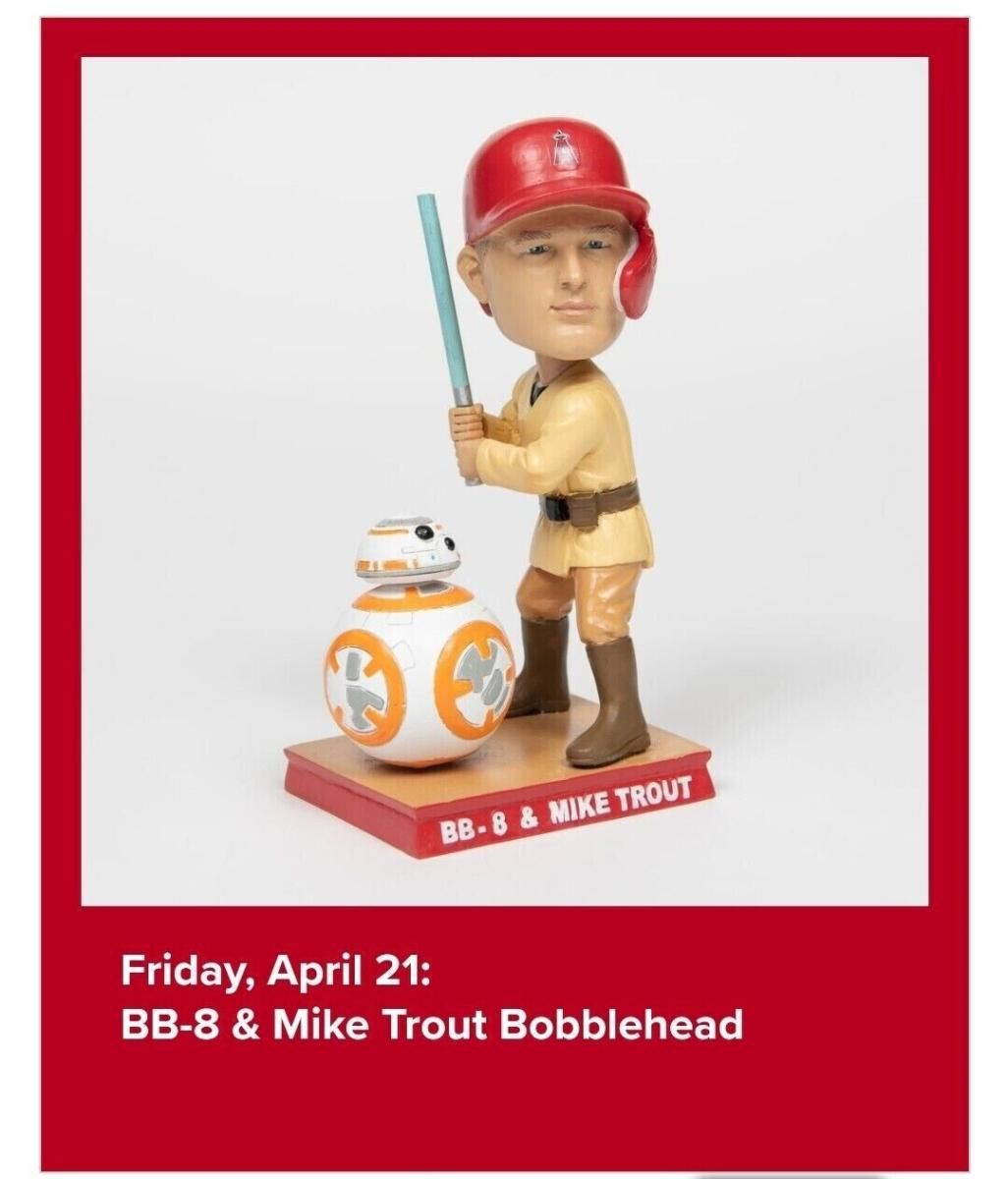 MIKE TROUT マイクトラウトSTARWARSバルブヘッドマイクトラウト - 記念