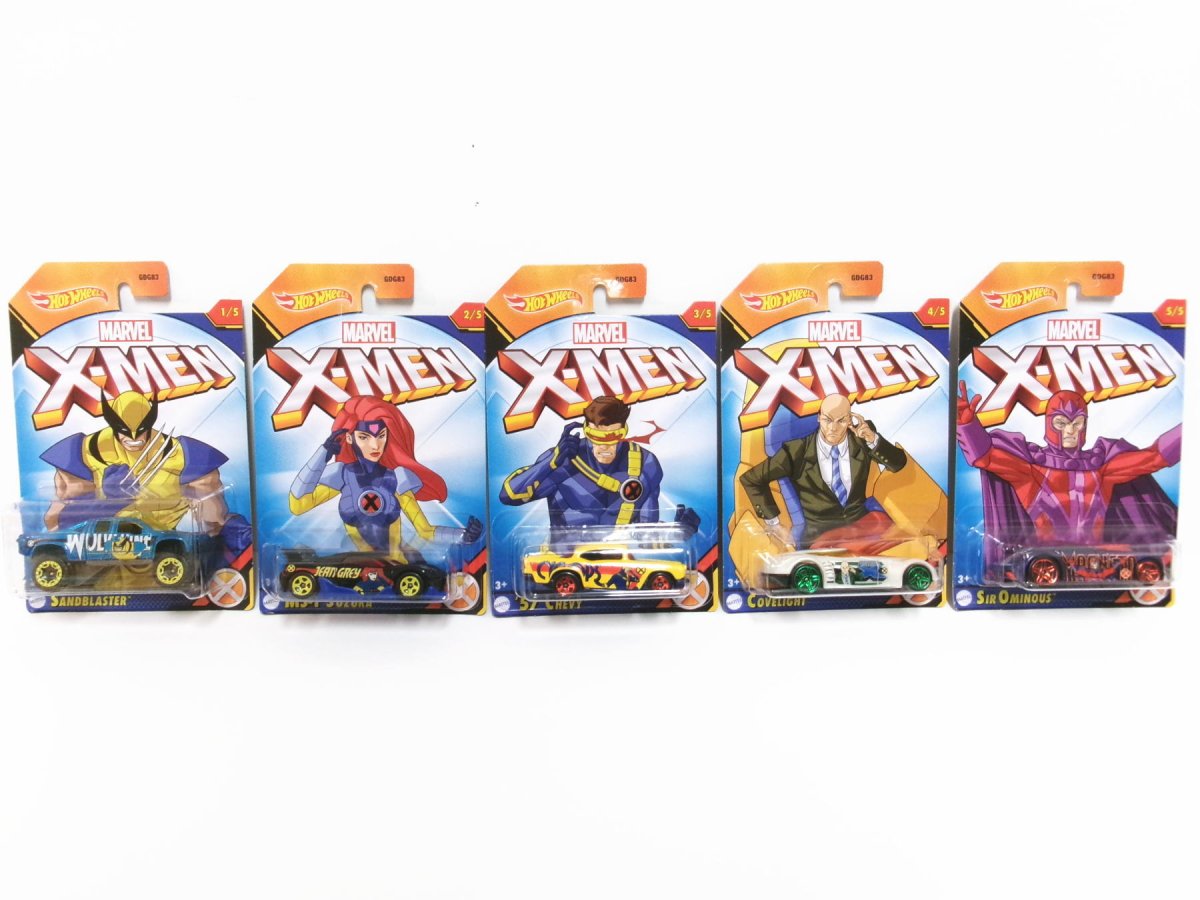 ホットウィール X-メン X-MEN マーベルコミック メタルダイキャスト ミニカー 5点コンプリートセット Hot Wheels - FAR-OUT