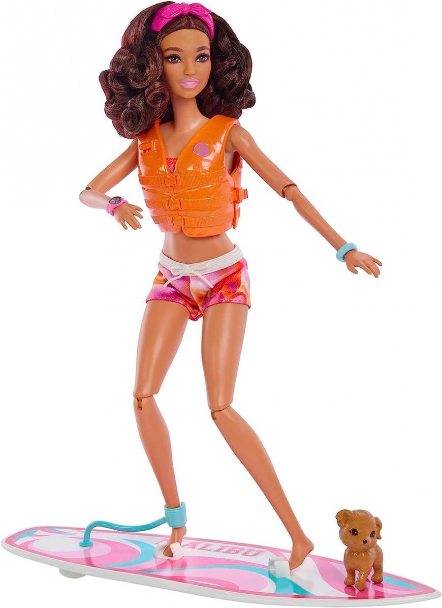 バービー サーフボードセット サーフィン ドール 人形 マリブ 子犬 アクセリー付き Barbie Surfer MALIBU Surfboard -  FAR-OUT