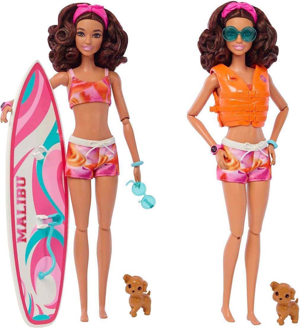 バービー サーフボードセット サーフィン ドール 人形 マリブ 子犬 アクセリー付き Barbie Surfer MALIBU Surfboard -  FAR-OUT
