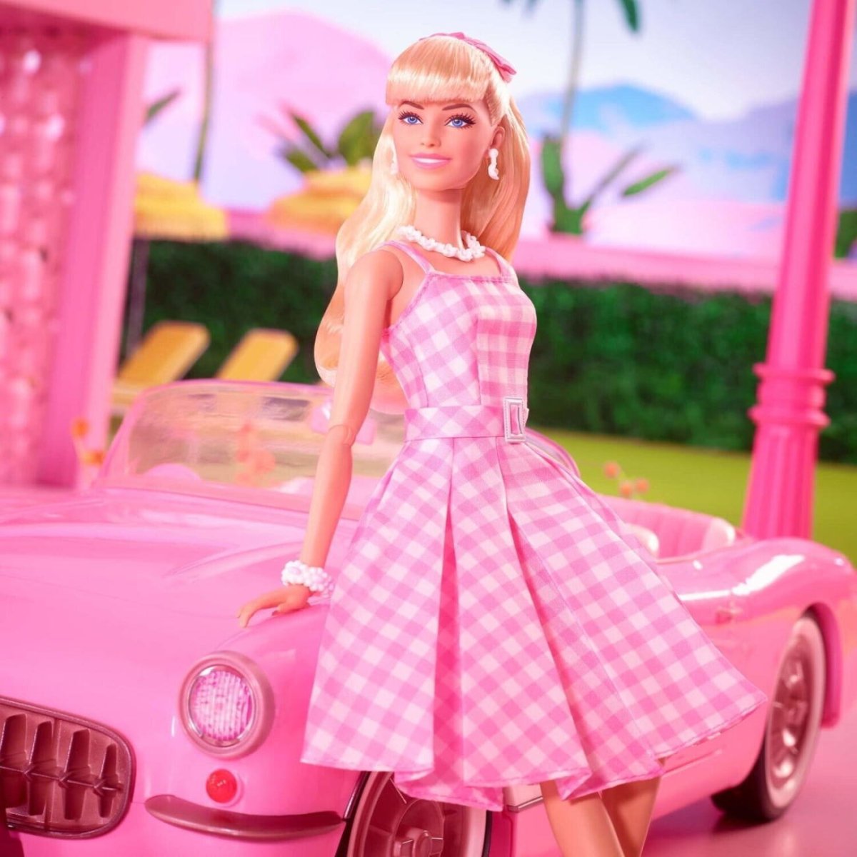 映画 「バービー」 ギンガムドレス ドール マーゴット・ロビー Barbie ...