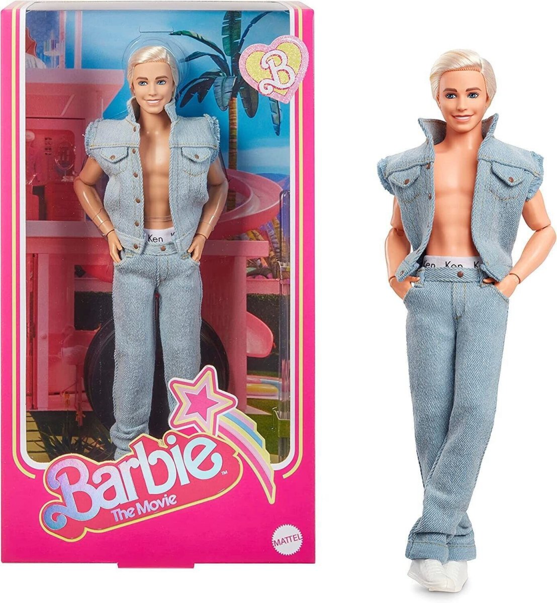 映画 「バービー」 ケン デニムファッション ドール Barbie The Movie Ken Denim Matching Set, -  FAR-OUT
