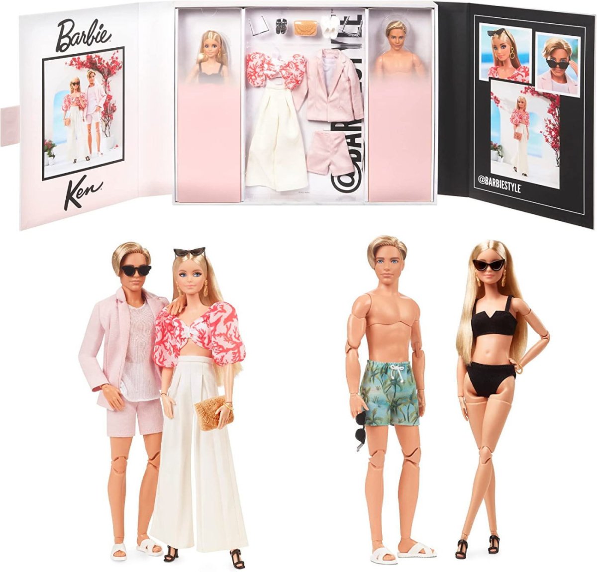 @BarbieStyle　and　バービー　バービースタイル　Barbie　着せ替えファッション付き　ケン　ドール　ファッションシリーズデュオ　ブロンド　Set-　Ken　Doll
